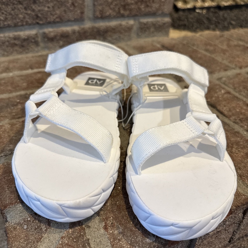 Big Kids‎ Dolce vita DV Zaidey White Strappy Sandals Girls sz 3 #0025